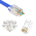 [BSCRJ456DR] Conector Pasante RJ45 Cat 6 dual row