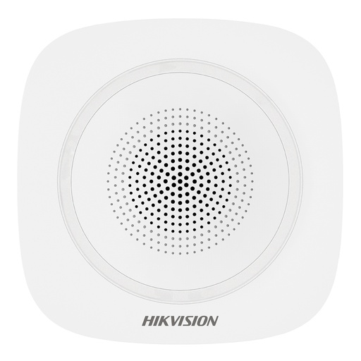 [DS-PS1-I-WE(B) (Red Indicator)] Sirena inalámbrica de interior compatible 868 Mhz Hikvision AXPRO Indicador Rojo