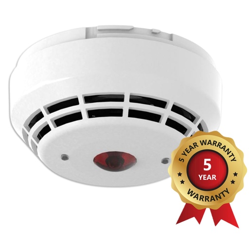 [KE-DP3121W-SNV] Detector de calor/óptico dual direccionable inteligente serie Excellence con aislador, sirena y VAD