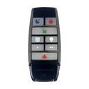 [REM28M-XX7] Mando Control remoto de 8 botones inalámbrico bidireccional Negro