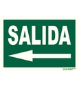 [E-321] Cartel de Señalización Evacuación salida izquierda