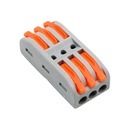 [BYCON33] Conector de Cable 3 Entradas y 3 Salidas Calibre del cable 28 ~ 12AWG