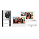 [DS-KIS705EY/2Monitors] Kit videoportero HD 2 hilos 2 Monitores Villa