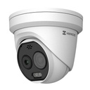 [HM-TD1218-2/G0/T1A] Cámara turret Domo IP biespectro 5MP térmica 1.8mm 160×120 y óptica 2.mm 2688×1944
