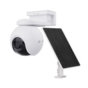 [CS-EB8/SP-R200(EU-COM)(Kit)] Cámara PT 360 para exterior 4K 4mm Batería Wifi 6 4G Kit solar