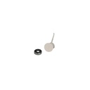 [ISN-CMINI-10DW] White Miniature Contact with Thin Magnet (9.5 mm), pack of 10