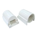 [BA1AP] Accesorio adaptador de la base B501AP para tubos de 18 y 20mm de diámetro exterior. Blanco