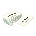 [SUS758] PACK 10 VIDRIOS NOTIFIER SUS758